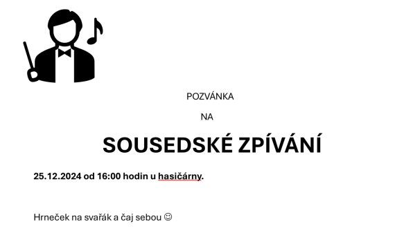 Sousedské zpívání