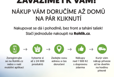 Nová služba pro občany - online nákupy na rohlik.cz